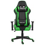 vidaXL Chaise de jeu pivotante Vert PVC