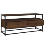 vidaXL Meuble TV chêne marron 100x35x45 cm bois d'ingénierie