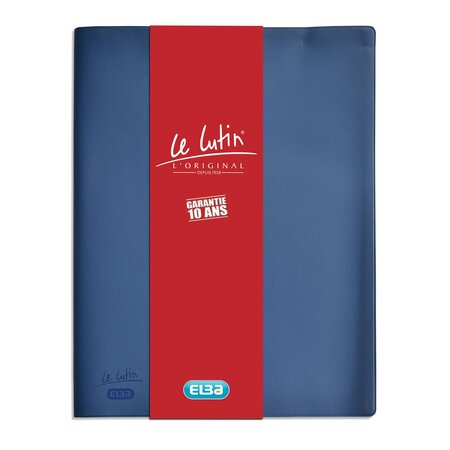 Protège-documents 'Le Lutin Original' PVC 10 Pochettes 20 Vues Bleu ELBA
