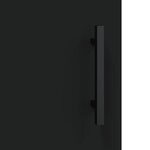 vidaXL Buffet noir 100x36x60 cm bois d'ingénierie