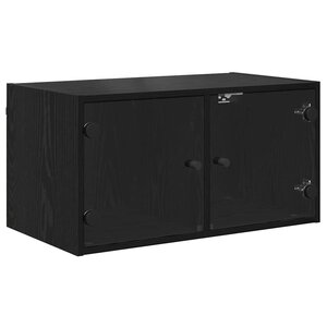vidaXL Meuble mural Chêne noir 68 x 37 x 35 cm Bois d'ingénierie
