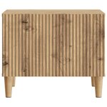 vidaXL Table basse Chêne artisanal 49 x 50 x 40 cm Bois d'ingénierie