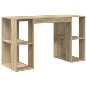 vidaXL Bureau en chêne de Sonoma Chêne de Sonoma Bois d'ingénierie