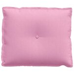 vidaXL Coussin de Dos Rose 60 x 19 x 50 cm tissu