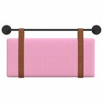 vidaXL Tête de lit suspendue Rose PU antique