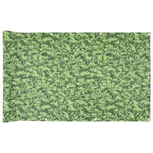 vidaXL Écran d'intimité de balcon aspect de plante vert 500x75 cm PVC