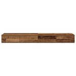 Tiroirs de lit vidaXL en bois vintage 160x36 5x16 5 cm en bois reconstitué