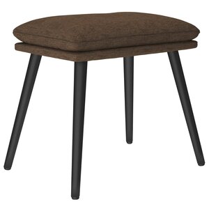 vidaXL Repose-pied Marron 45x29 5x35 cm Tissu
