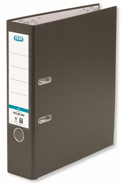 Classeur à Levier SMART PP/Papier Dos de 80 mm Marron ELBA
