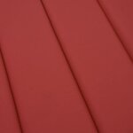 vidaXL Coussin de chaise longue rouge 180x60x3 cm tissu oxford