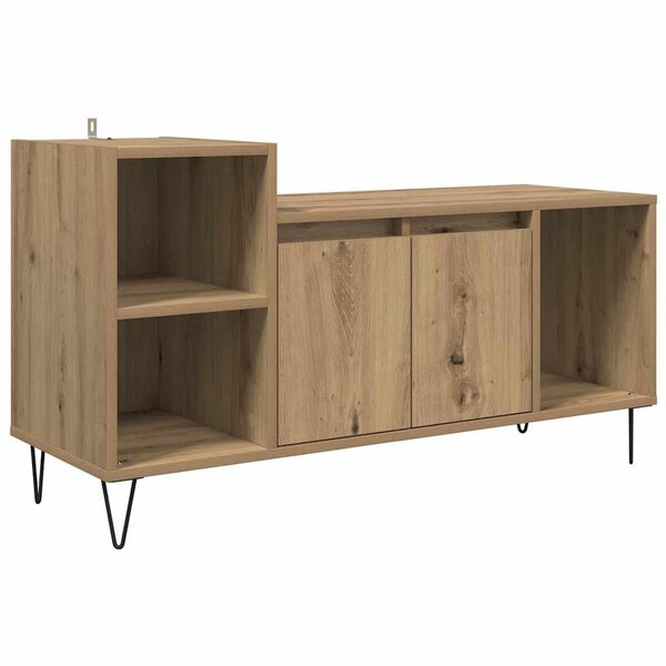 vidaXL Meuble TV Chêne artisanal 100 x 35 x 55 cm Bois d'ingénierie