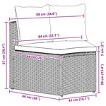 vidaXL Ensemble de Canapés 2 Pièces Gris