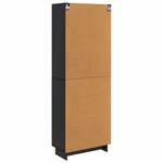 vidaXL Ensemble de Meubles 2 Pièces Noir 66 x 34 5 x 95 cm