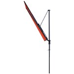 Madison parasol de balcon sun wave 270x150 cm rouge brique