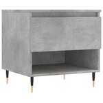 vidaXL Tables basses 2 Pièces gris béton 50x46x50 cm bois d'ingénierie
