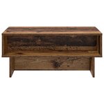 vidaXL Table basse Bois ancien 80 x 46 x 35 cm Bois d'ingénierie