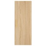 vidaXL Buffet haut Chêne sonoma 34 5x34x180 cm Bois d'ingénierie