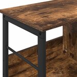 vidaXL Étagère Chêne fumé 82 x 32 x 47 cm Bois d'ingénierie