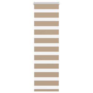 vidaXL Store zèbre marron sable largeur du tissu 40 9 cm polyester