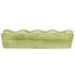 vidaXL Lit surélevé de jardin 80x18x18 cm Bois de pin imprégné