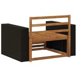 vidaXL Sofa de milieu extérieur Naturel