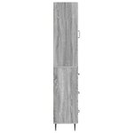 vidaXL Ensemble de Meubles 2 Pièces Sonoma gris 33 x 34 5 x 90 cm