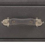 vidaXL Table basse Gris 80x40x46 cm Similicuir