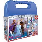 EDUCA MALETTE PUZZLES PROGRESSIFS LA REINE DES NEIGES 2 (12-16-20-25)