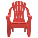 vidaXL Chaises de jardin pour enfants lot de 2 rouge 37x34x44 cm PP