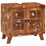 vidaXL Cabinet de salle de bain avec étagère avec stockage avec porte