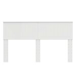 vidaXL Tête de lit Blanc 150 cm Bois d'ingénierie