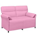 vidaXL Canapé 100  polyester  cadre en métal  MDF  Contreplaqué