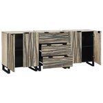 vidaXL Ensemble de mobilier de salle de bain avec tiroir 3 Pièces Blanc