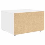 vidaXL Armoire à tiroirs Blanc 55 x 45 x 33 5 cm Bois d'ingénierie