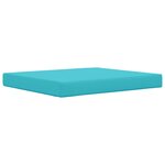 vidaXL Coussin de canapé d'extérieur 2 Pièces Turquoise Polyester