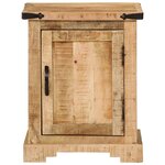 vidaXL Table de chevet 40x35x50 cm bois de manguier massif