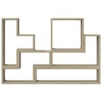 vidaXL Étagère murale chêne sonoma 96x12x64 cm bois d’ingénierie