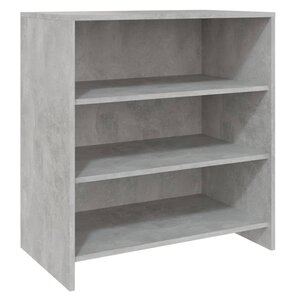 vidaXL Buffet Gris béton 70x40 5x75 cm Bois d'ingénierie