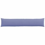 vidaXL Coussins de canapé 2 Pièces Bleu 200 x 40 cm tissu