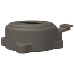vidaXL Pédale Pivotante à 360 Degrés Argent 21 5 x 14 x 6 cm Acier