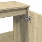 vidaXL Armoire de bain chêne sonoma 58x33x60 cm bois d'ingénierie