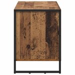 vidaXL Meuble TV Bois Ancien 100 x 36 x 49 5 cm Bois d'ingénierie