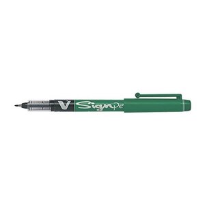 Stylo feutre V Sign Pen pointe moyenne 0 6 mm Vert PILOT