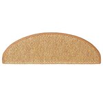 vidaXL Tapis d'escalier autocollants 30 Pièces 65x21x4 cm sisal
