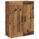 vidaXL Haut Armoire Bois ancien 69 5 x 34 x 180 cm Bois d'ingénierie