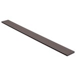 vidaXL Planche de terrasse 4 Pièces Marron foncé WPC