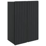 vidaXL Armoire Murale Noir 66 x 34 5 x 92 cm Bois d'ingénierie