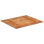 vidaXL Dessus de table bois massif d'acacia 15-16 mm 70x80 cm