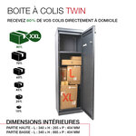 Boite à colis Twin XL Gris anthracite 0206 MS