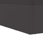 vidaXL Braise Noir 60 x 60 x 35 cm Acier